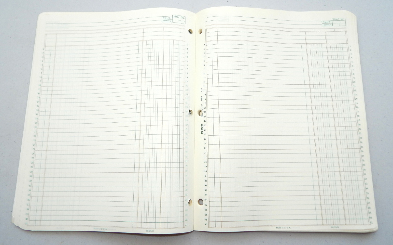 Boorum 8802 Accountants Work Sheet Pad *NOTE- 48 out of 50 sheets remain- READ*