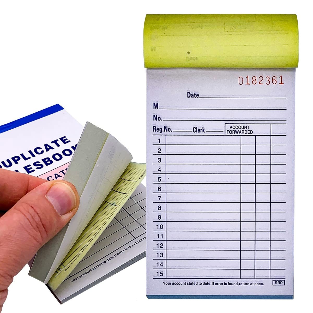 20 Pack Lot Sales Book Order Receipt Invoice Carbonless Copy 50 Sets 3.5″ X 5.5″