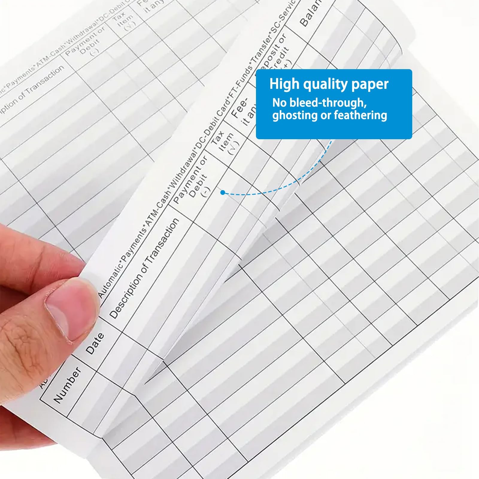 16 Pack Checkbook Register, Check Registers for Personal Checkbook, 6″ × 3″, …