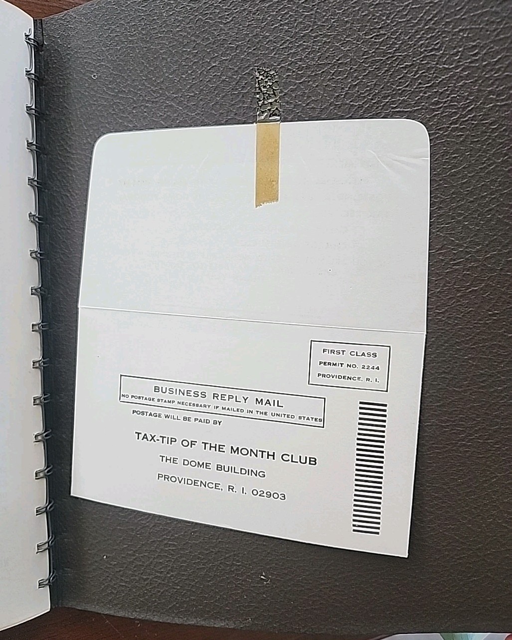 Vtg 1968 Dome Simplified Weekly Bookkeeping Record No 600 New Old Stock NoS