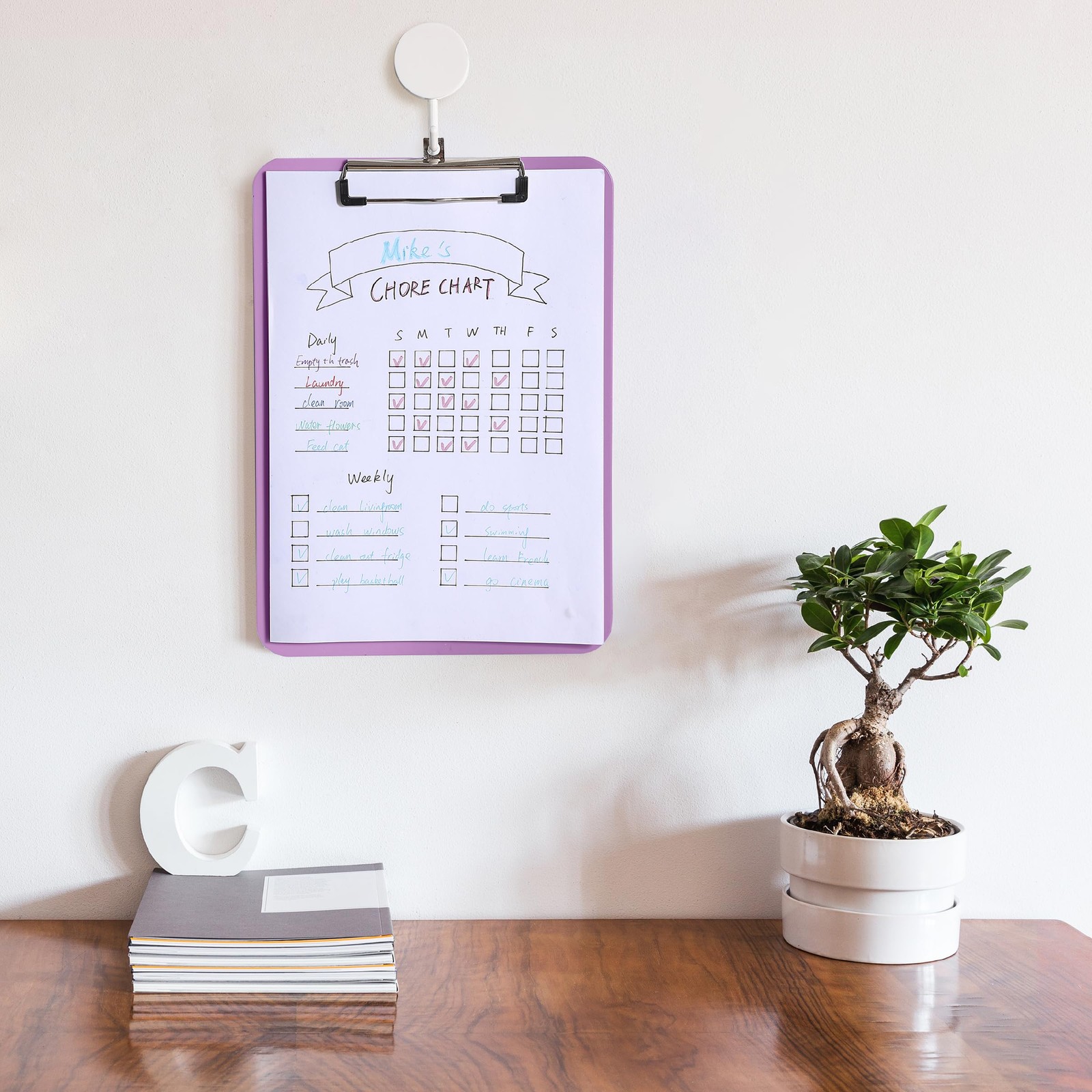 Mr. Pen- Plastic Clipboard, 12.5″ x 9″, 2 Pack Pastel Purple