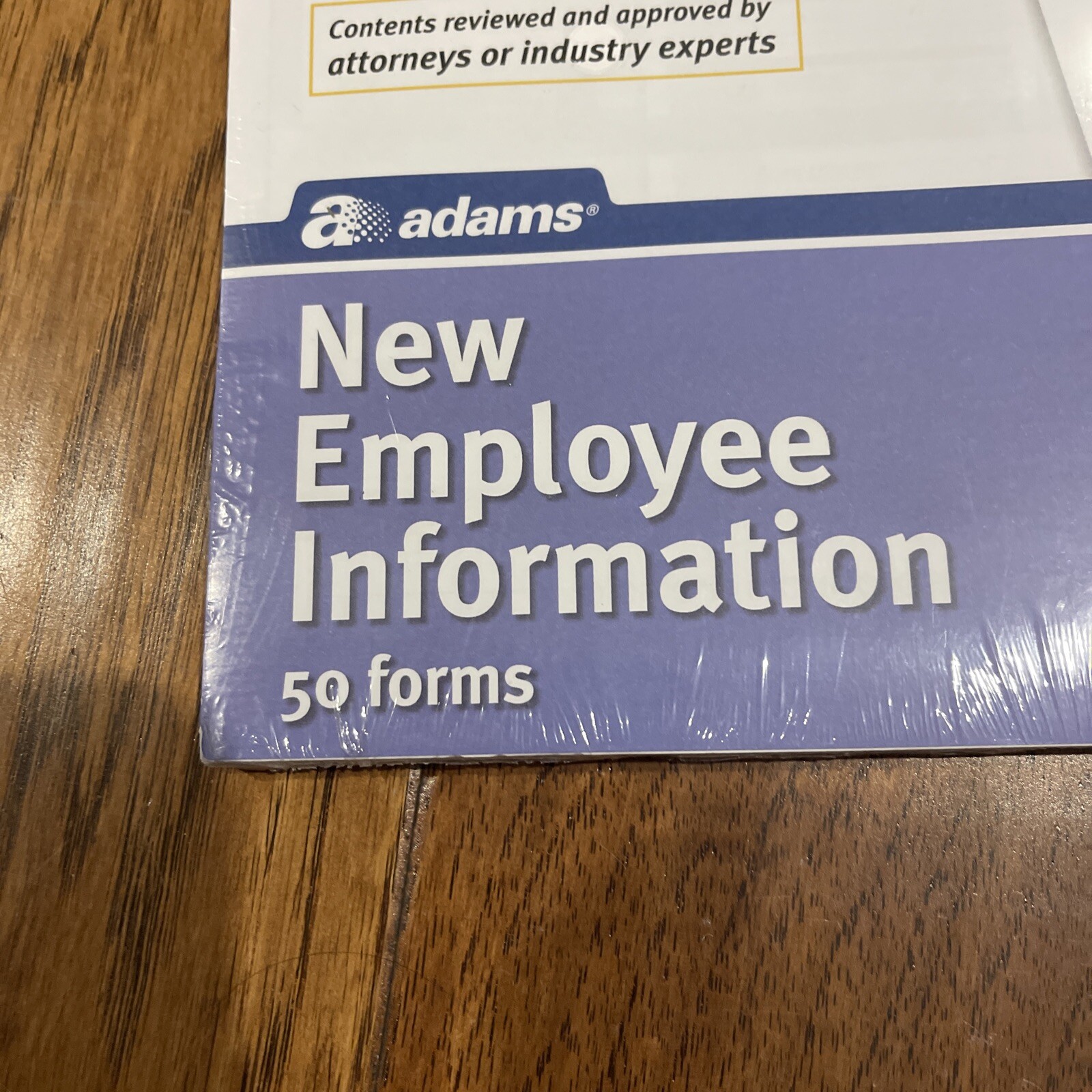 Adams New Employee Information Forms, 50 Sheets HR117-SF Lot Of 2 Employment NEW