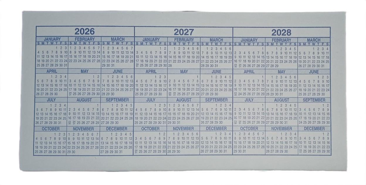1 – Checkbook Transaction Registers 2023-2025 Calendar Check Book Bank New