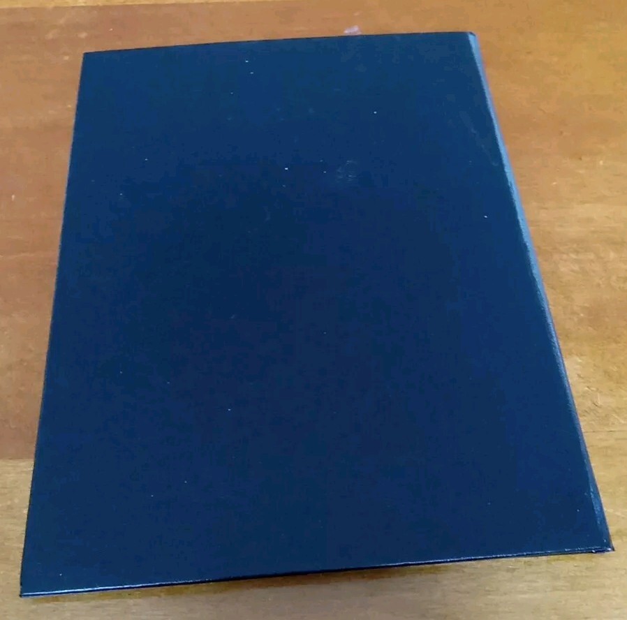 Mead Management Series Columnar Book 6 Columns BLACK Hard Cover USED Blank 64868