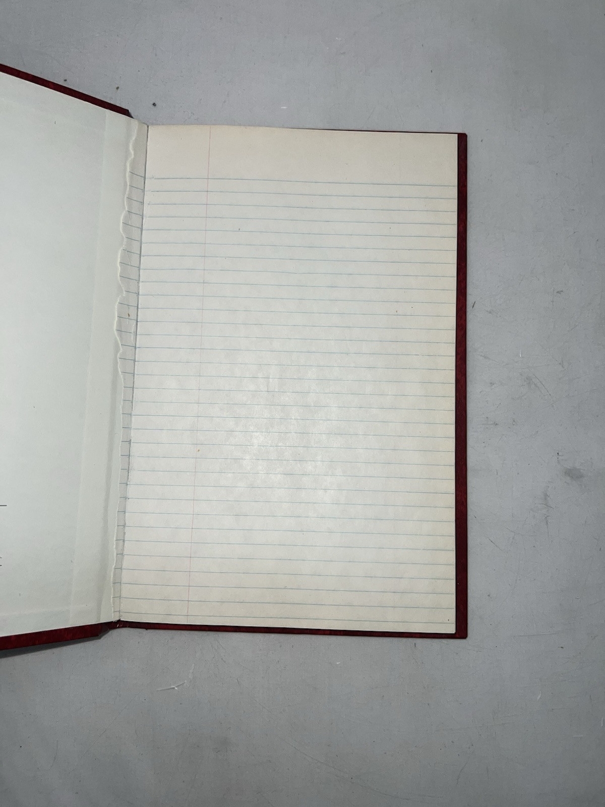 Vintage Record Book of Lined Pages Original Account Ledger Vernon 160 Pages READ