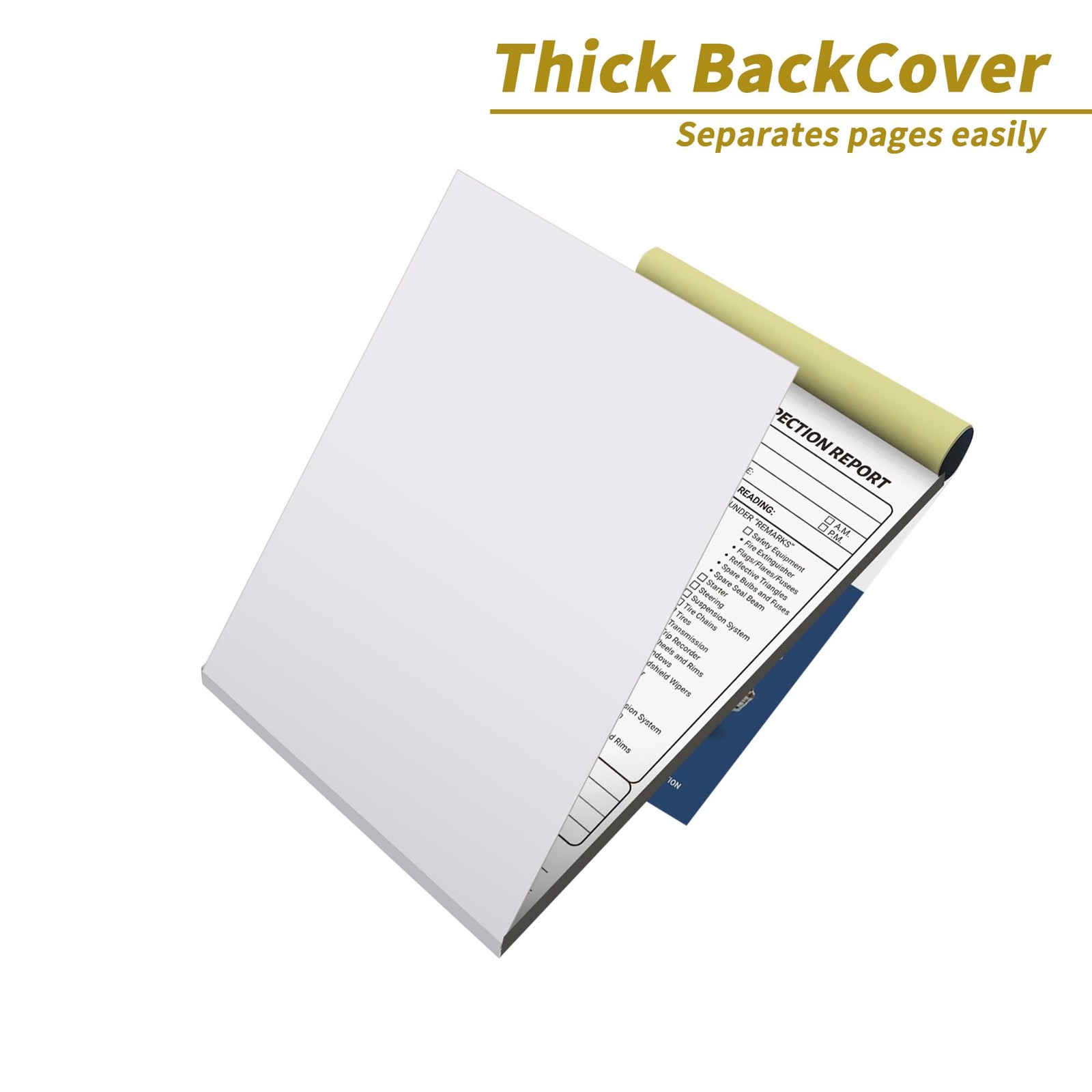 600 Sets Daily Pre Trip Inspection Book for Trucker,2 Part Carbonless,Driver’…