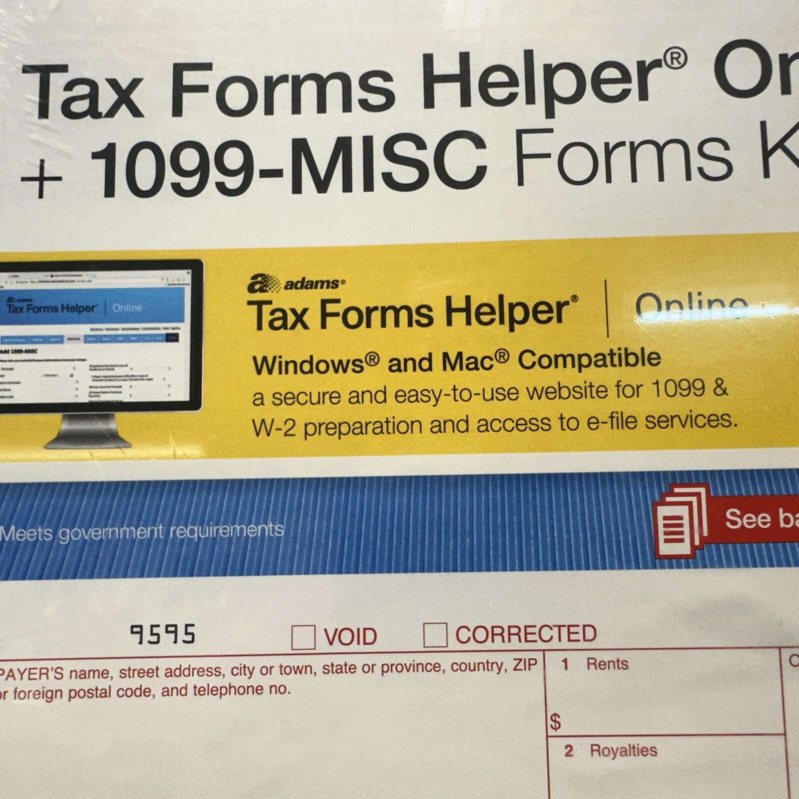Staples 2017 1099-MISC Forms tax form helper Online 50 5 piece sets PC / Mac USA