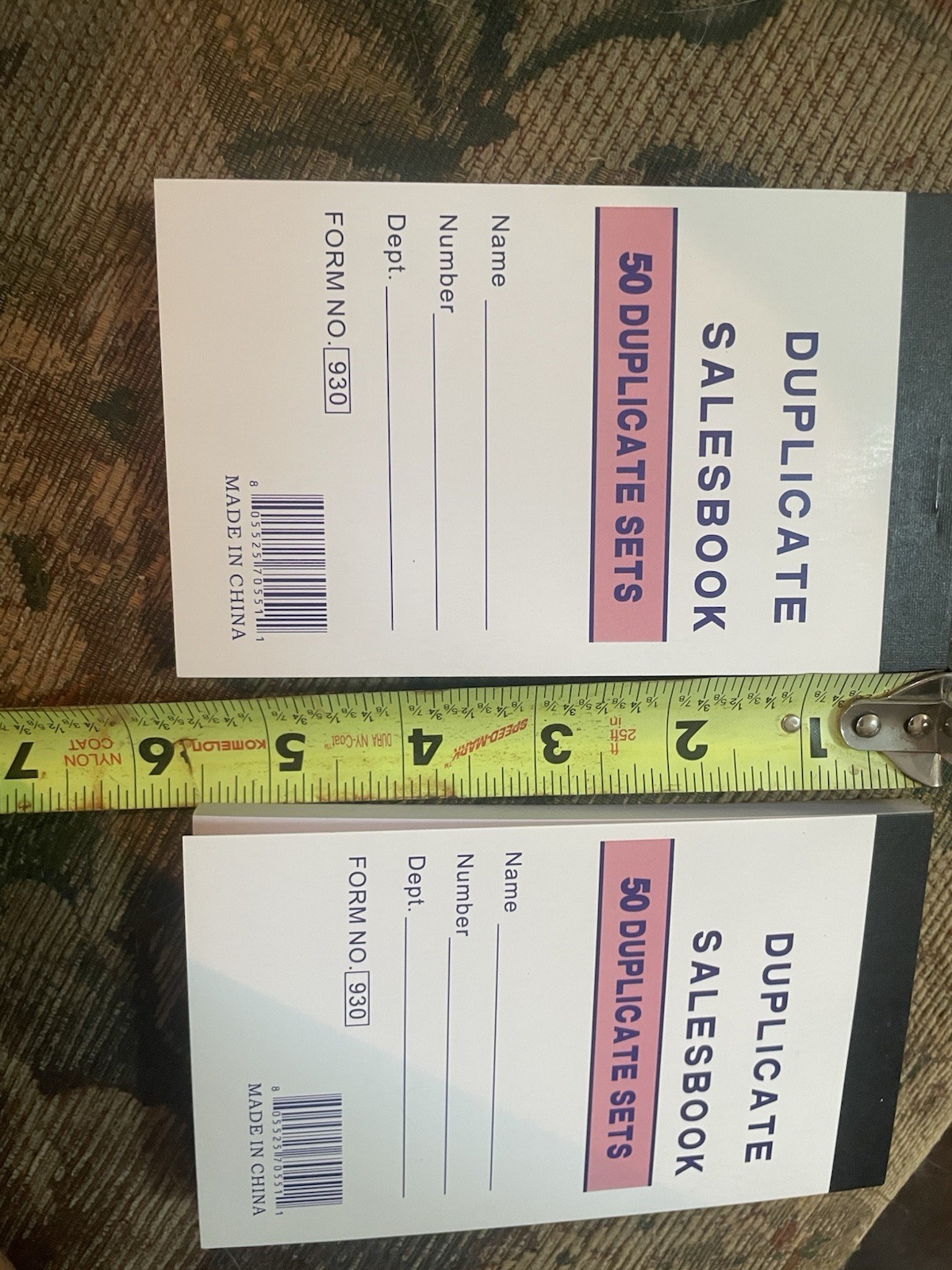 10 Pack 3.5″ x 5.5″Sales Order Forms Carbonless Duplicate Receipt Book*USA SELL