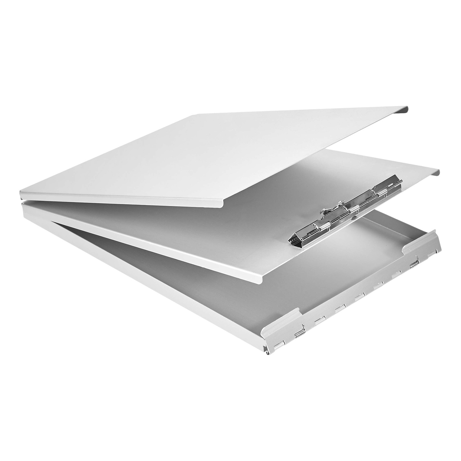 Amazon Basics Aluminum Form Holder Storage Clipboard, 12.5″ 12.5″x9″, Silver