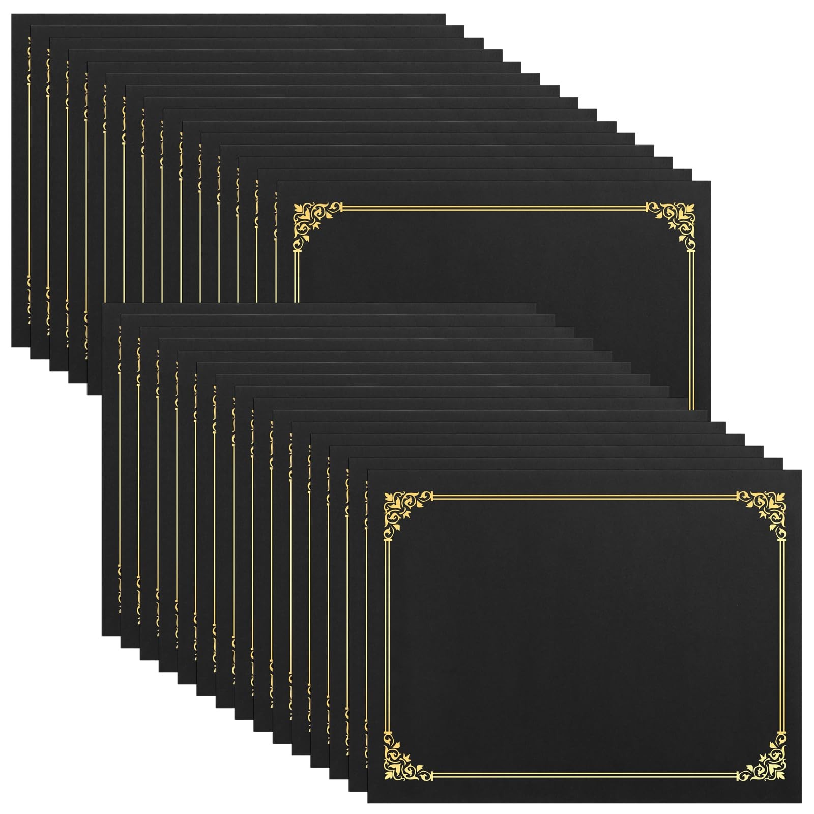 SUNEE Certificate Holders(Black, 30 Packs), Diploma 12.2 x 9.5 inches, Black