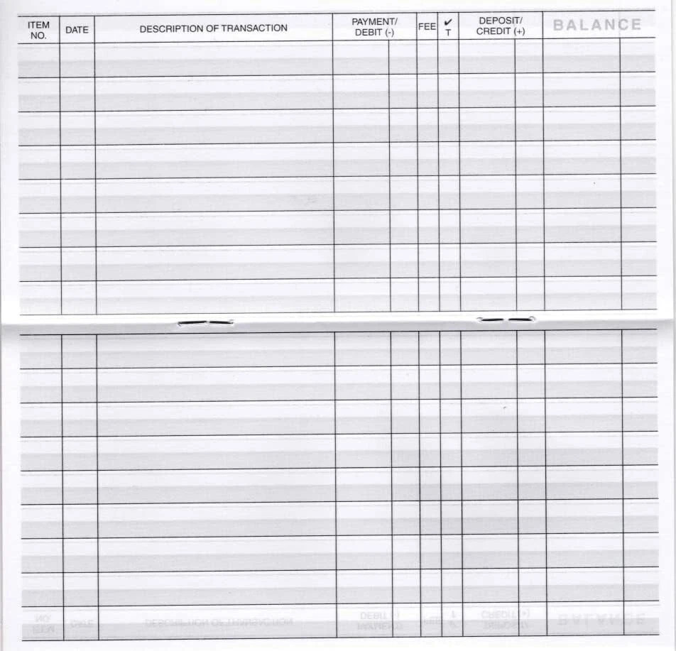 12 Checkbook Transaction Registers 2025-2026-2027 Calendars Check Book Bank …