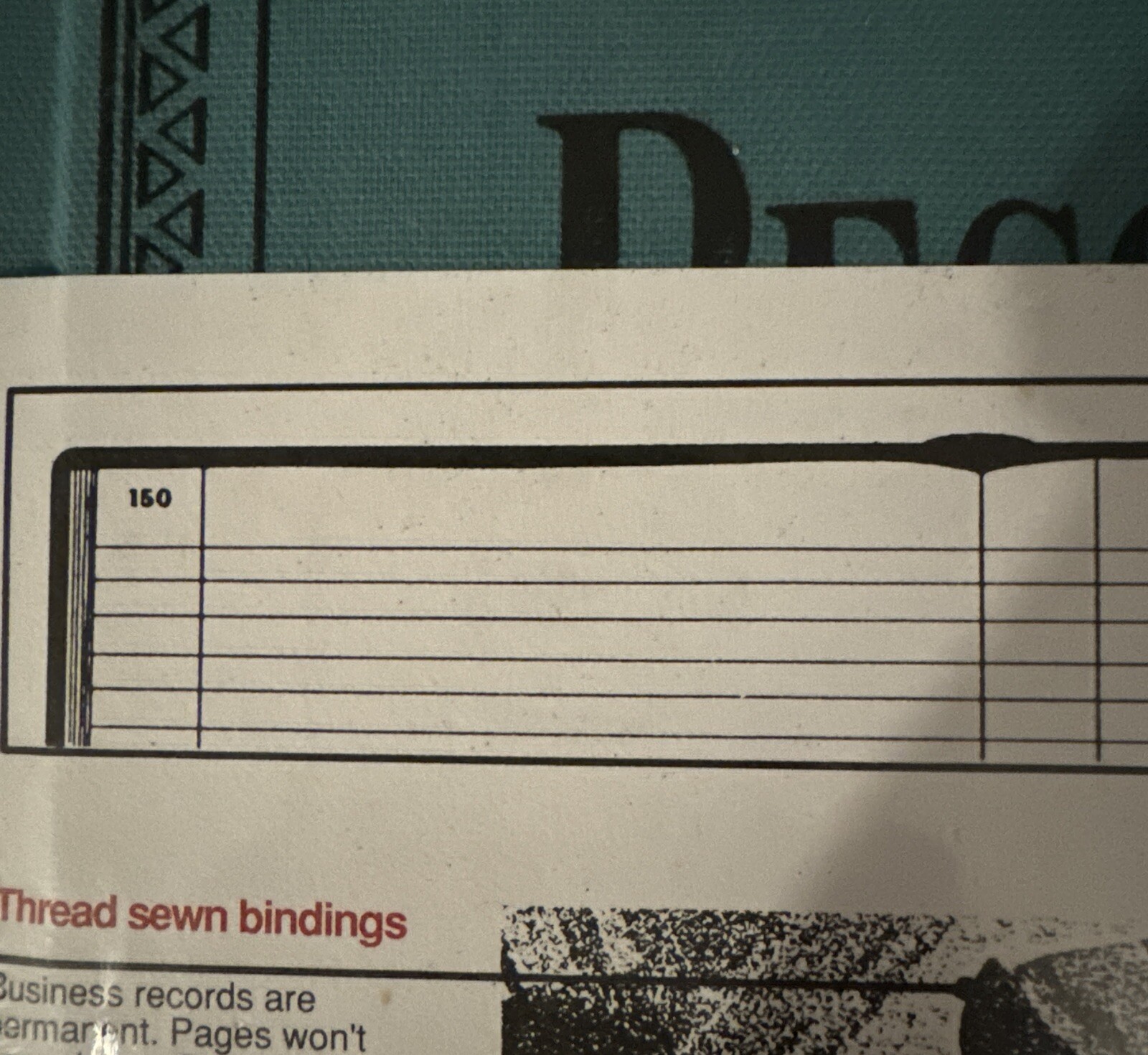 NEW Sealed Boorum Pease Record Account Book Ledger Ruling 66-300-R