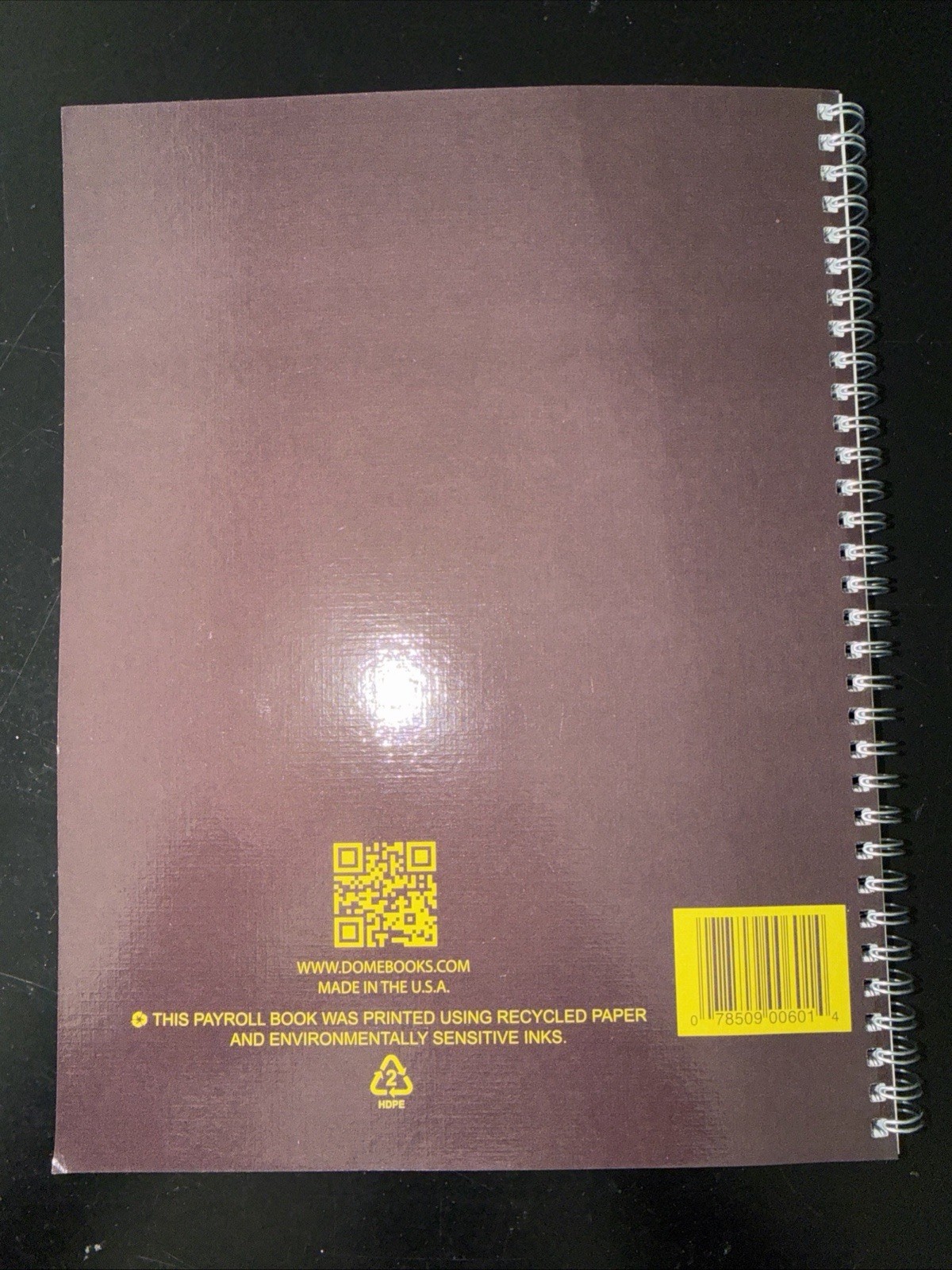 DomeSkin Dome DOM600 Bookkeeping Record Book Weekly 128 9 x11 Inches, Brown