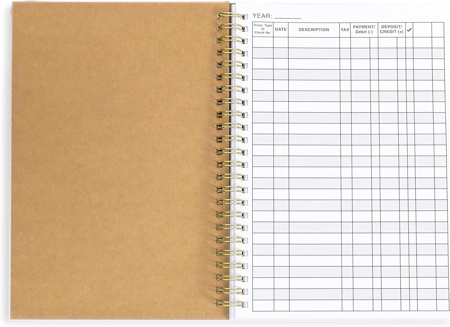 1 Pack Accounting Ledger Books for Home Budget Tracking, Business 1-PACK