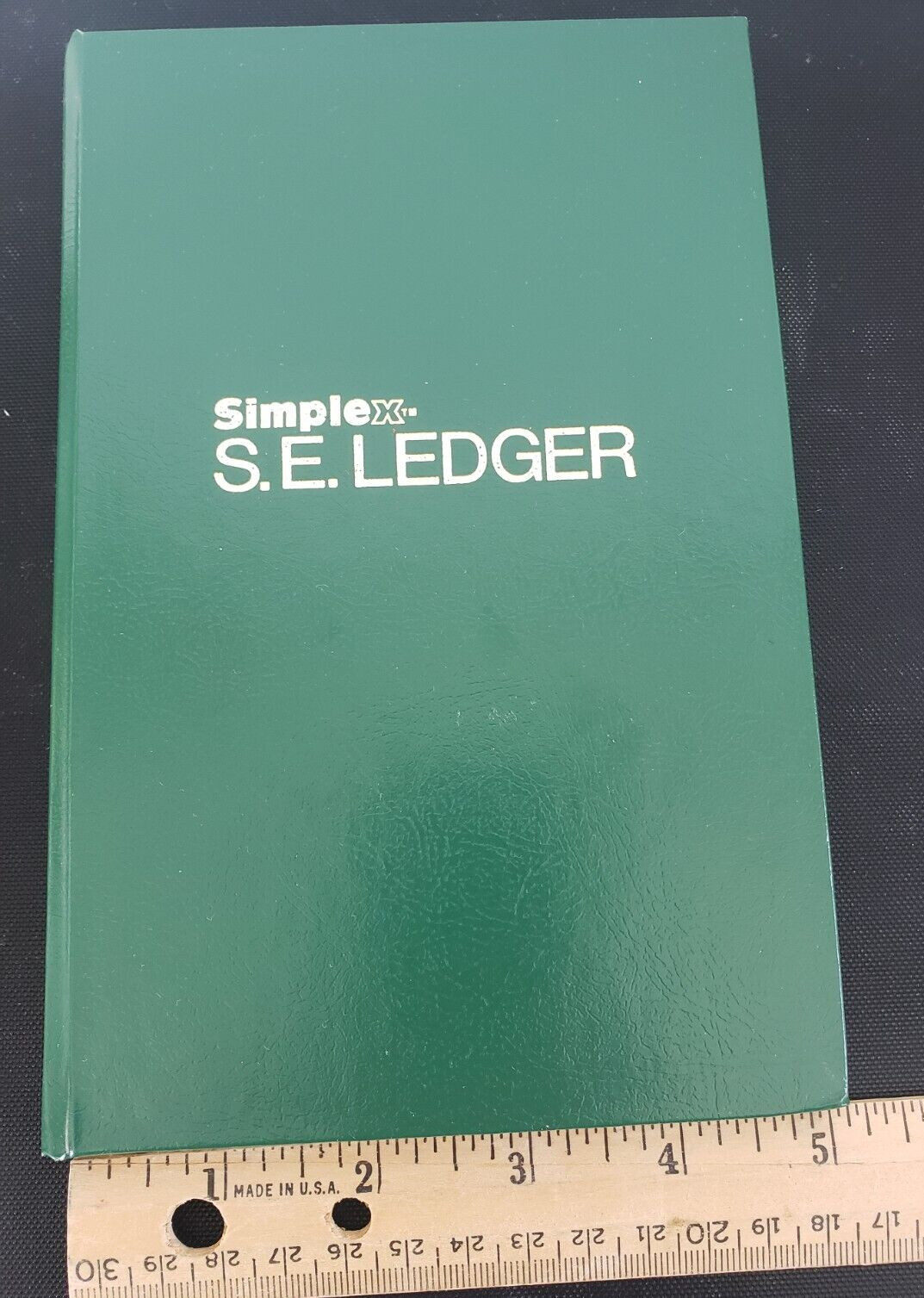 Vintage Simplex S.E. Ledger Account Book 5″ X 8″ USA #91-516 Missing Some Pages