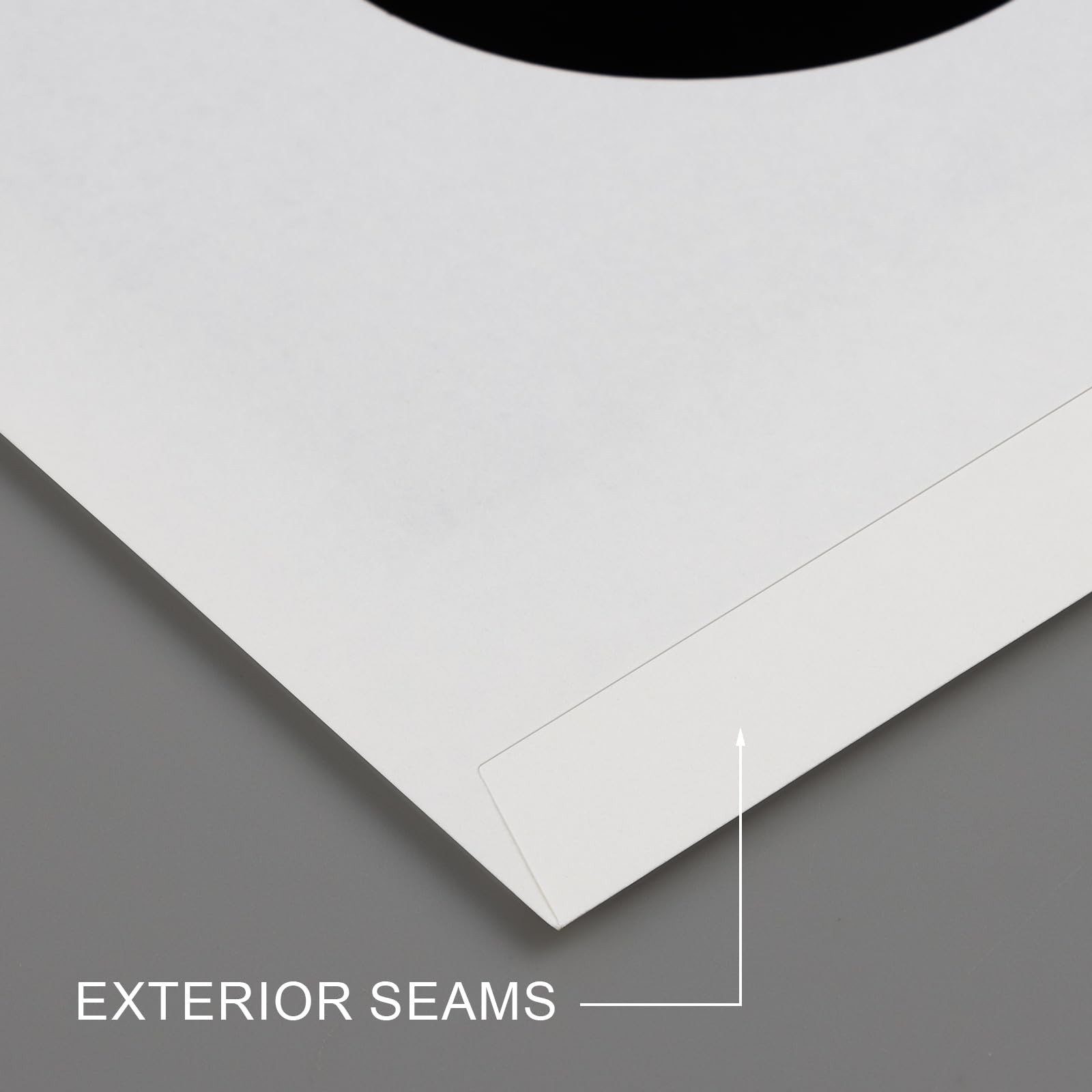 100PCS 7-Inch Vinyl Record Inner Sleeves, Premium White Paper