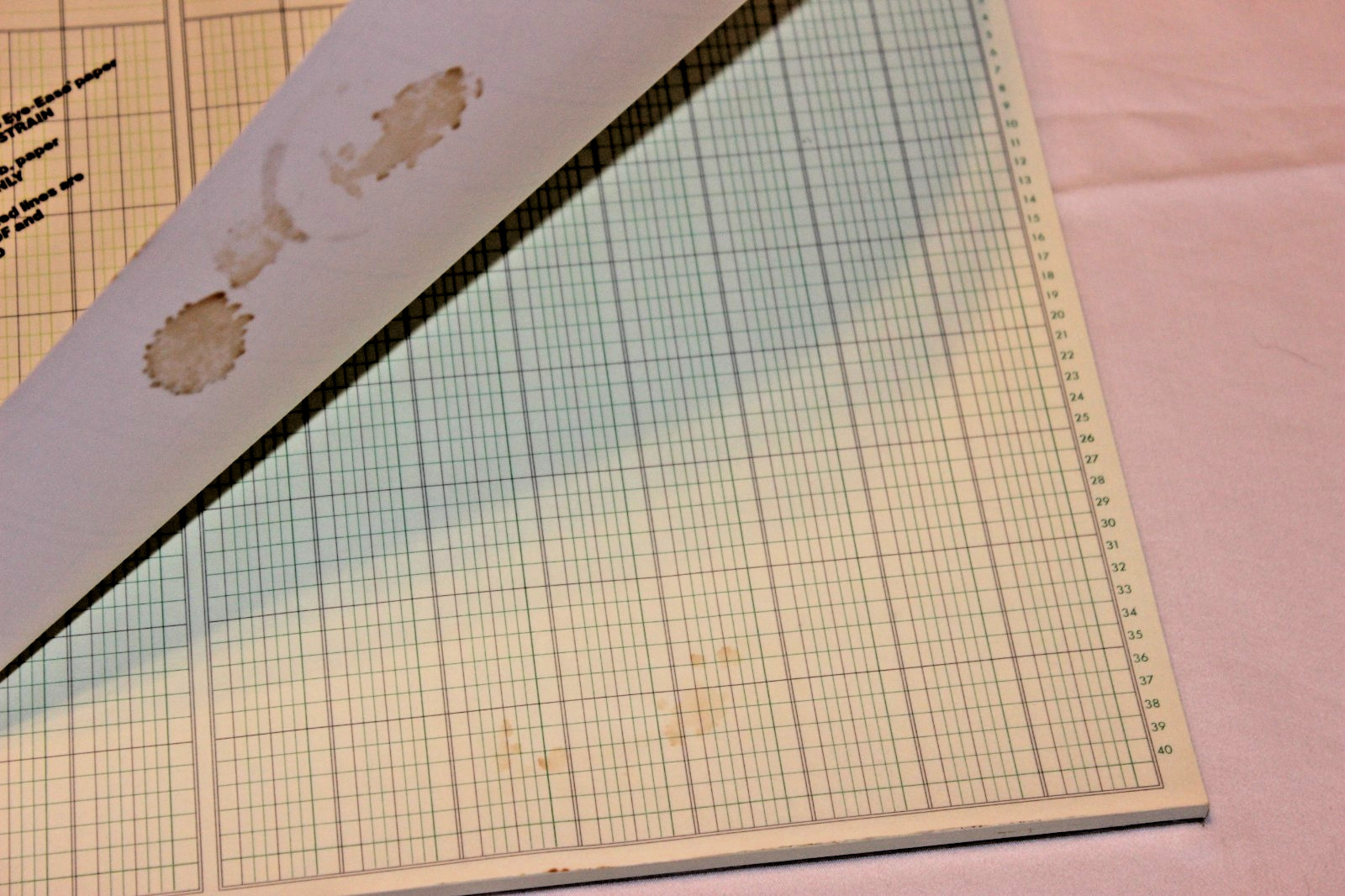 Vtg National Brand & Mead Cambridge Analysis Pads Lot 7 NOS Ledger Column Paper