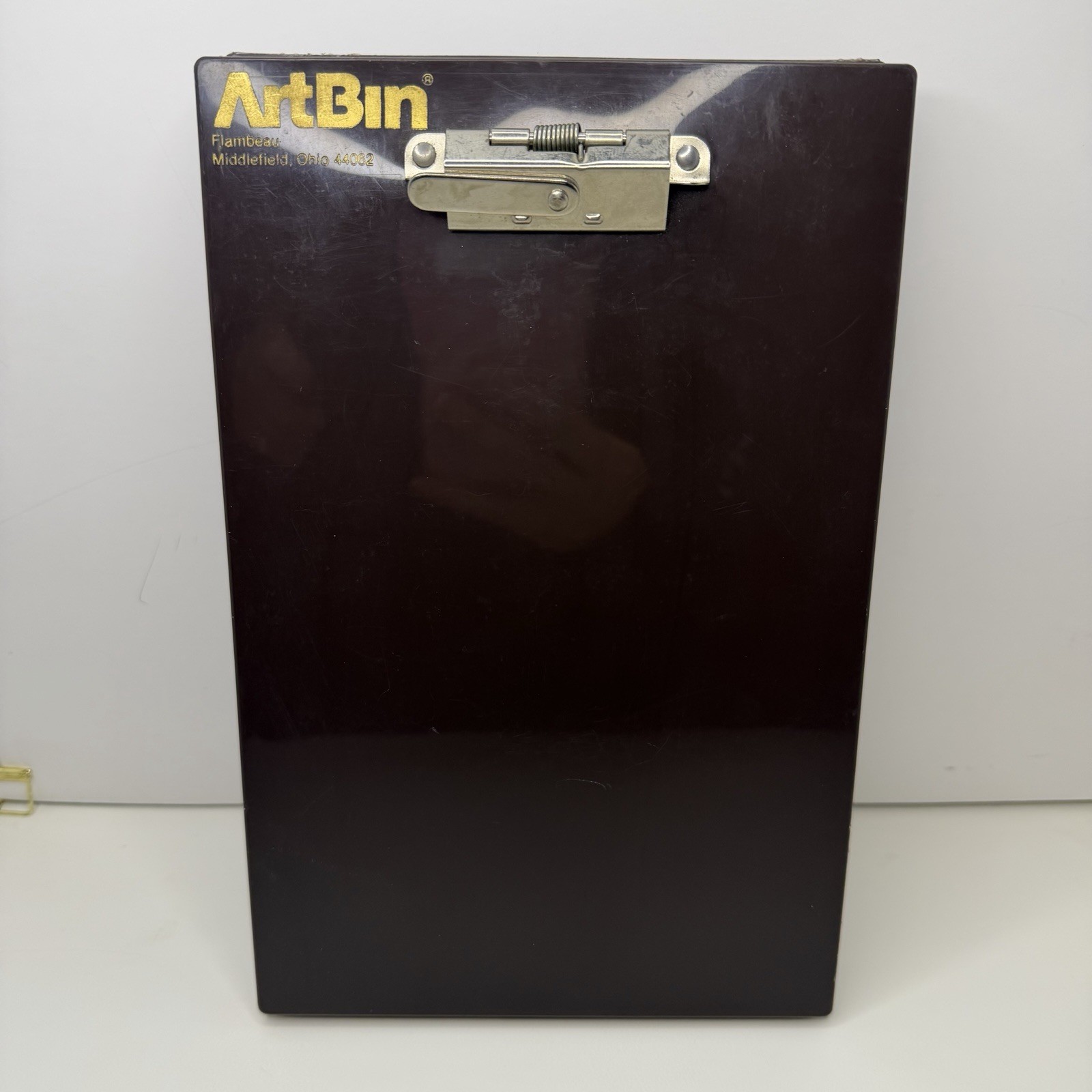 Vintage Artbin Flambeau Plastic Artist Clipboard With Internal Storage 7”x10”