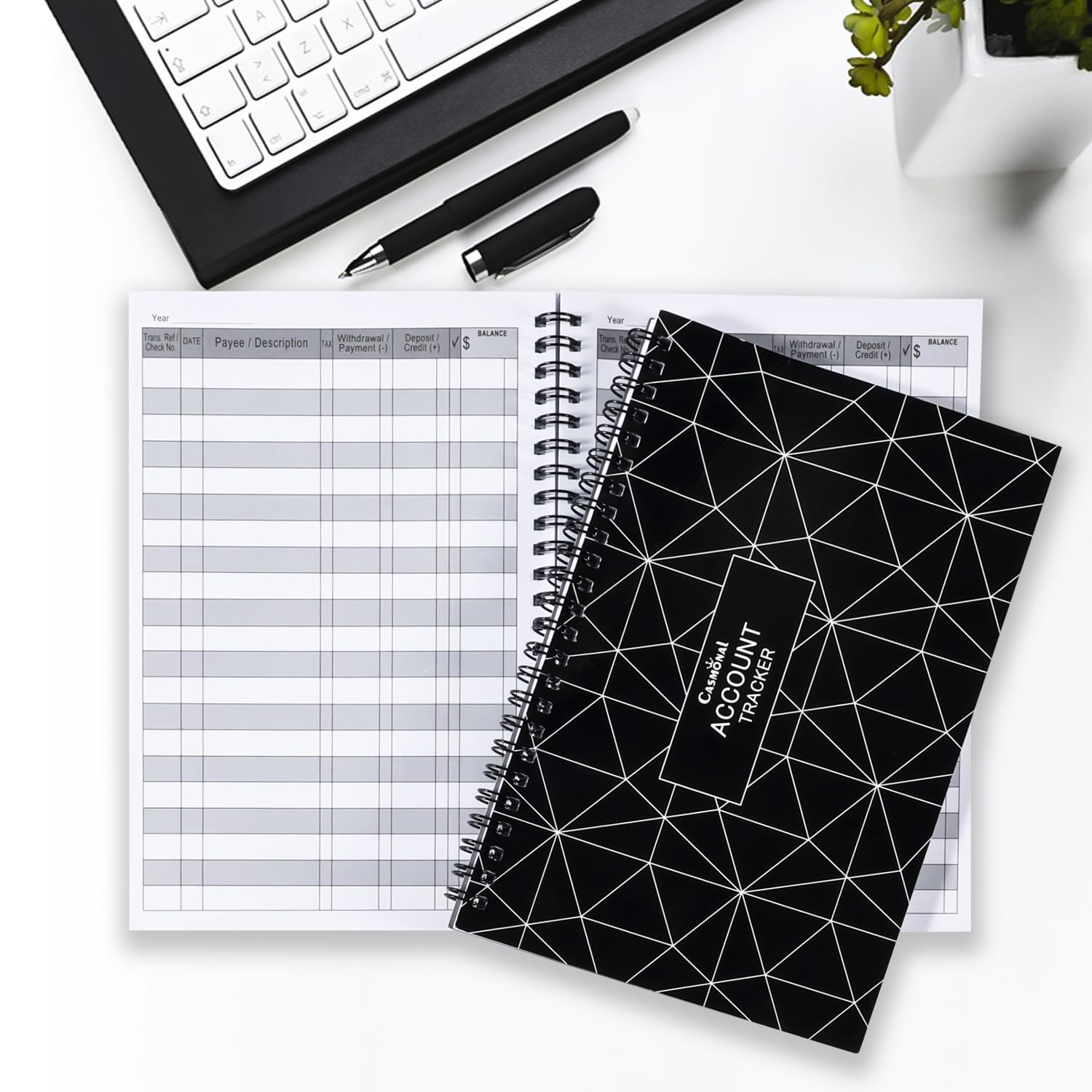 A5 Big Checkbook Register, Check Registers for Personal, Ledge Book & Debit C…