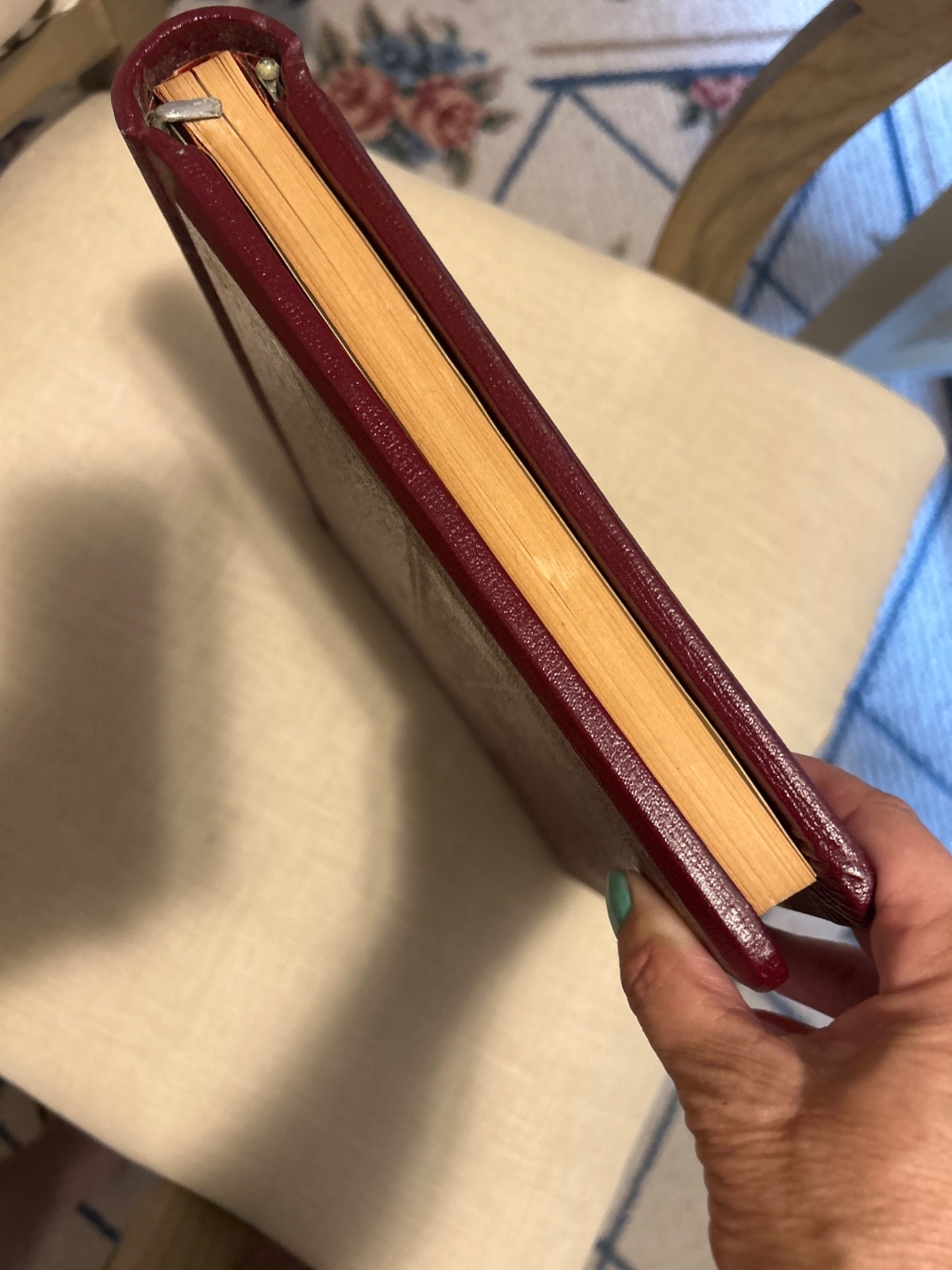 Wilson Jones Style Minute Book Binder 8.5″ x 11″ Letter Red 90 Pgs Antique?