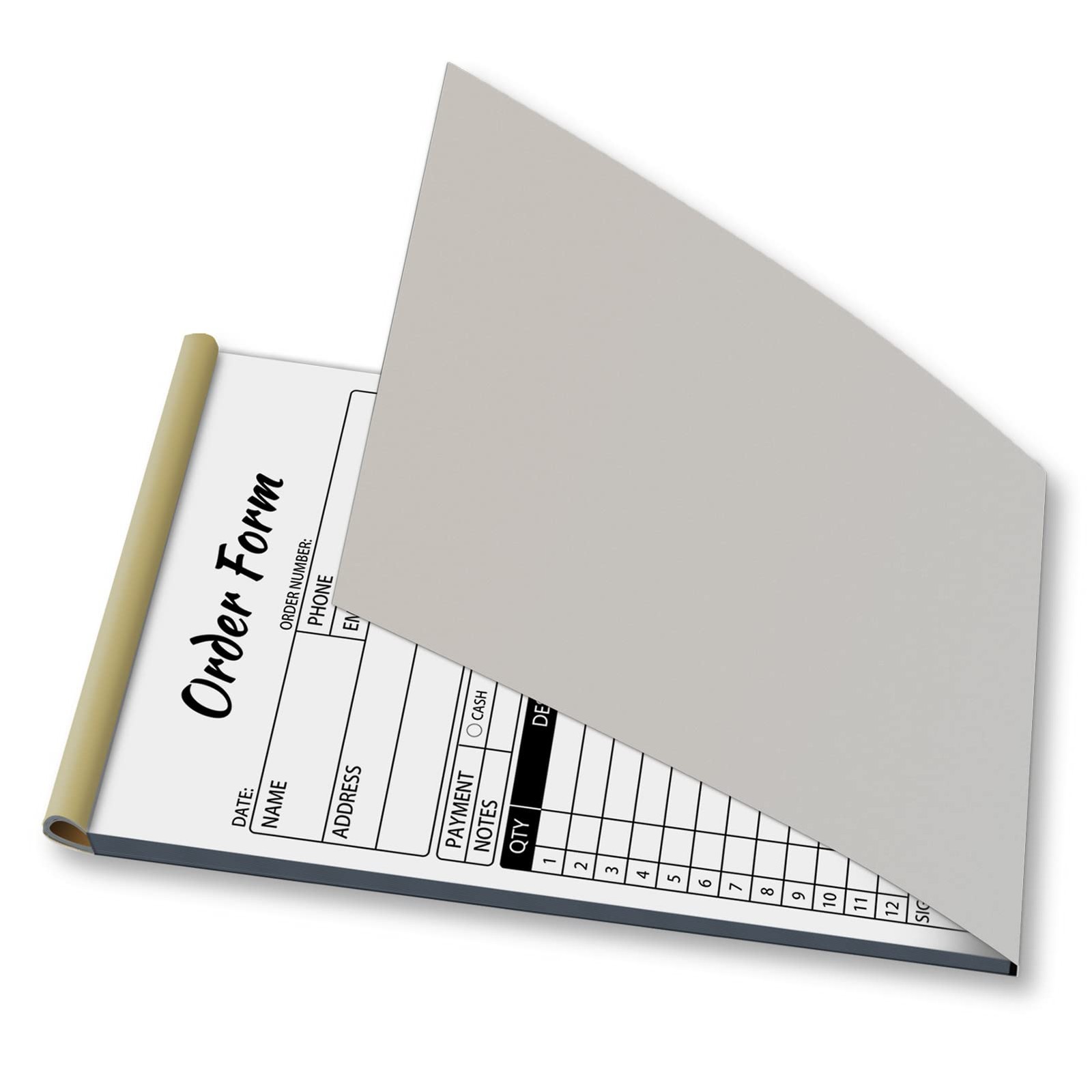 Sales Order Books,2 Part Carbonless Sales Invoice Book for Small Business,5.5…