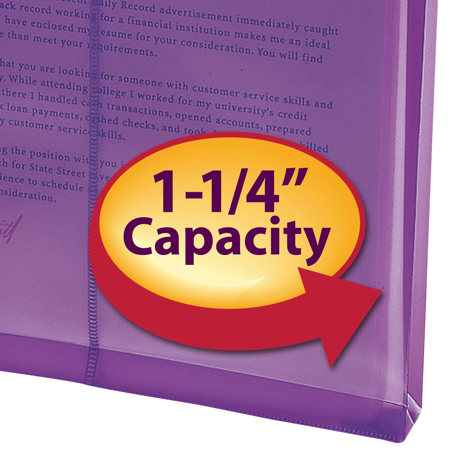 Smead Poly Envelope, 1-1/4″ Expansion, String-Tie Closure, Top Letter, Purple