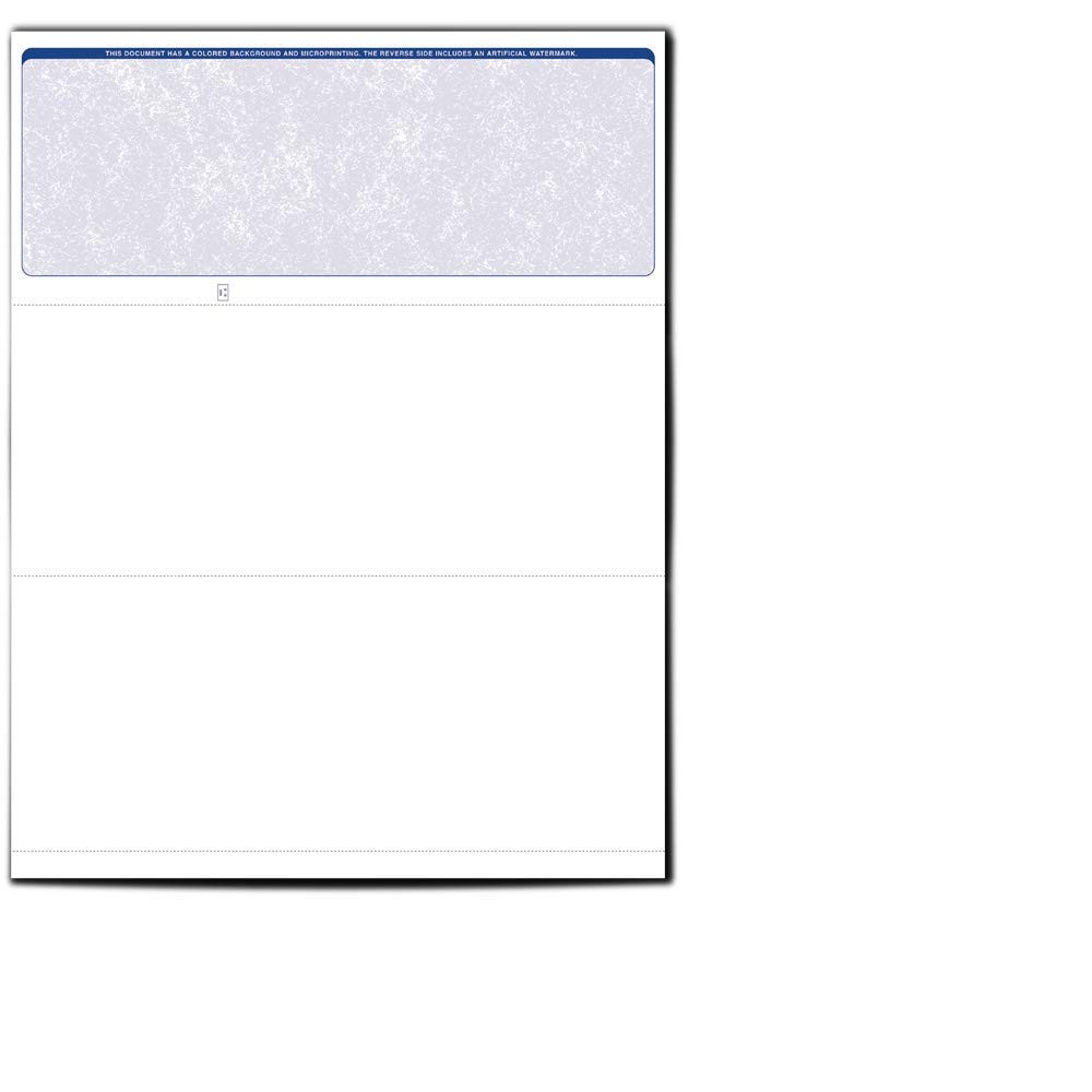 VersaCheck ValueChex – 500 Blank Business Voucher Checks – 500 Sheets, Blue