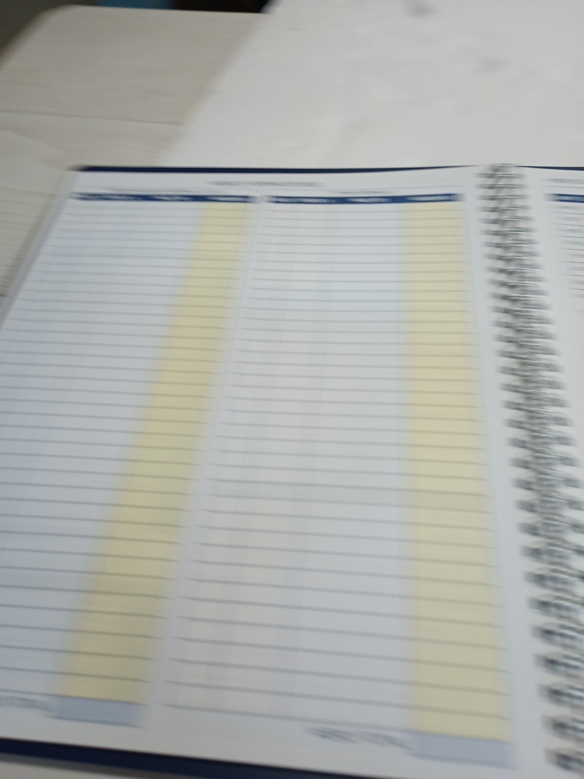(1) PO Adams Weekly Bookkeeping Record Book, Spiral Bound,8.5 X 11 Inches, AFR70