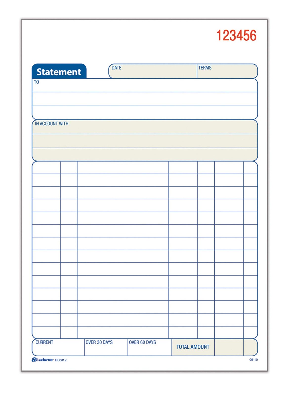 Tops Adams Statement Book, 2-Part 50 Sets (Pack of 3), White/Canary