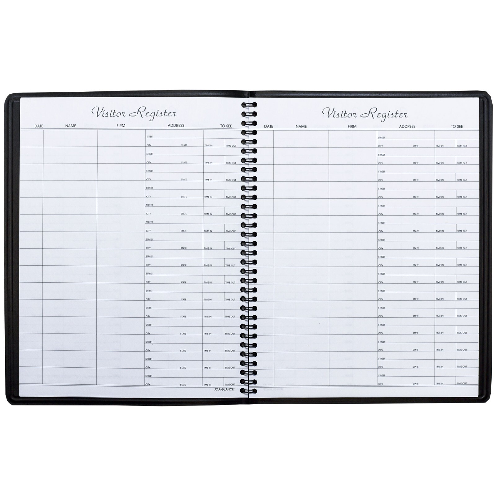 At-A-Glance 80-580, 80-580-05 Visitor Register, 8-3/8 x 10-7/8″