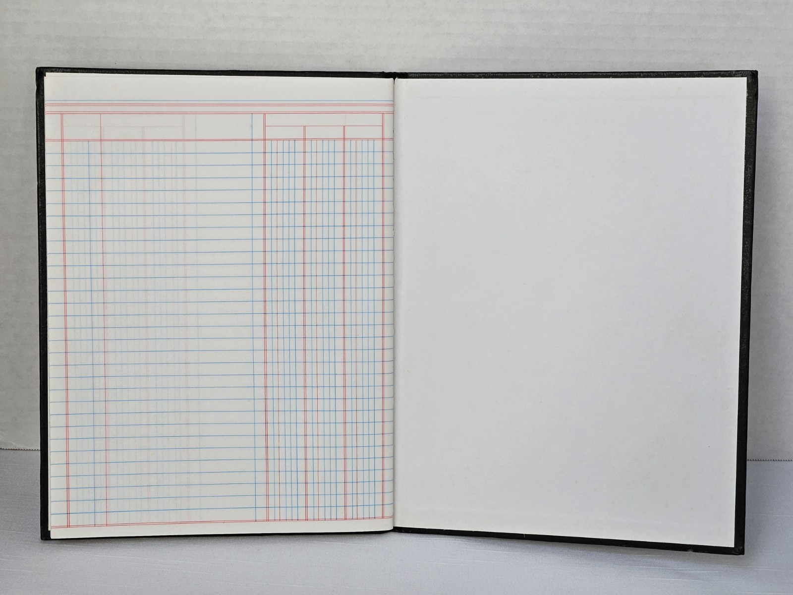 Wilson Jones 3 Column Accounting Ledger Book, 31 Lines, 80 Pages, Hard Cover Blk