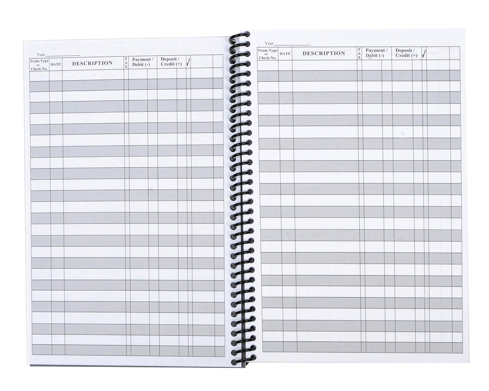 Premium Check Book Register & Debit Card Ledger – Expense Tracker Notebook, 2 Pc
