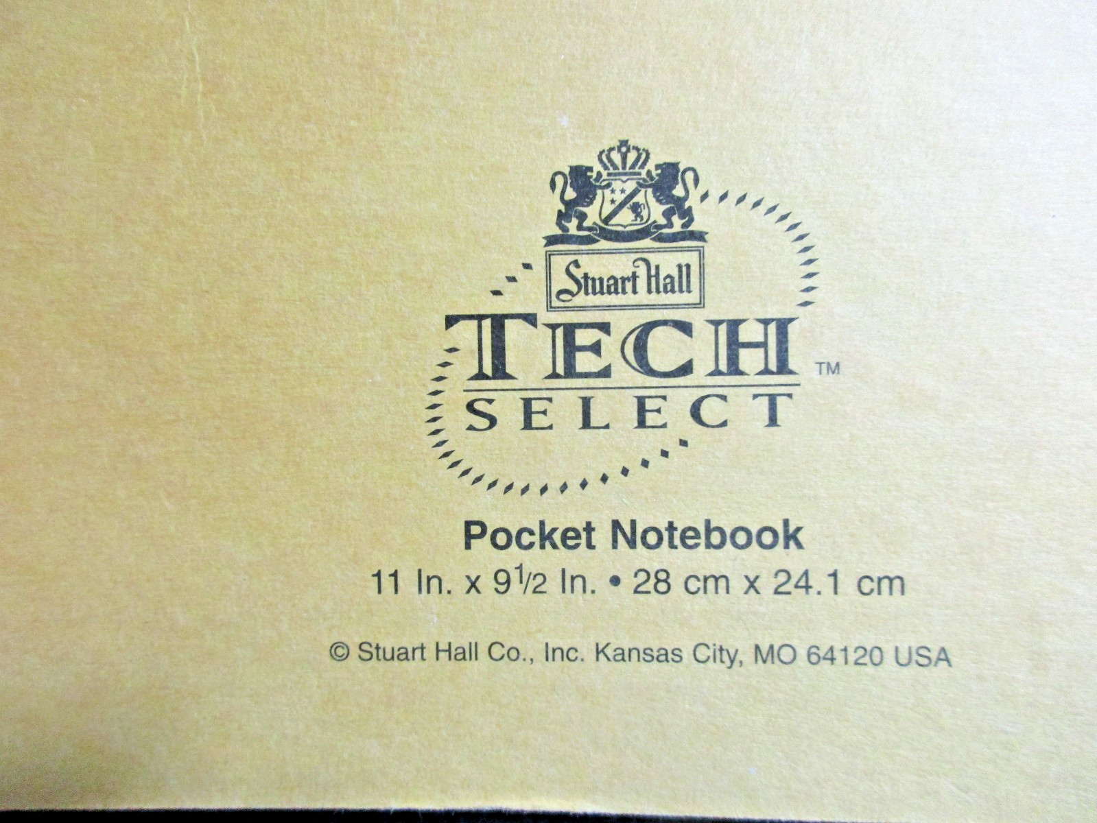 Stuart Hall Tech Select Pocket Notebook 11 X 9 1/2″ Wire Spiral 5 Tabs & Pocket