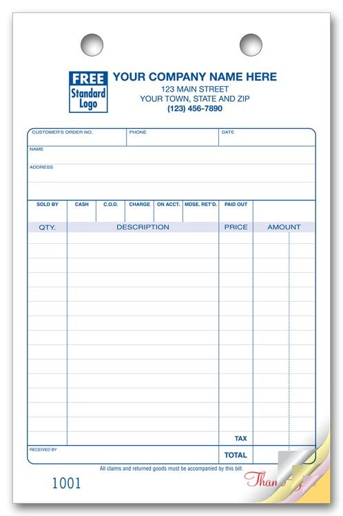 610 Multi Purpose Register Forms Classic Design Large Format