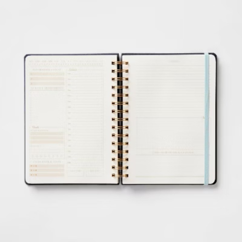 240p. lined journal Twin Wire 6″x8″ Productivity Journal