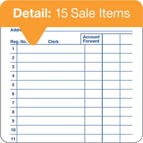 ABFDC3510 DC3510 Adams Sales Book, Carbonless, 100 Books 3-11/32″ x 5-5/8″