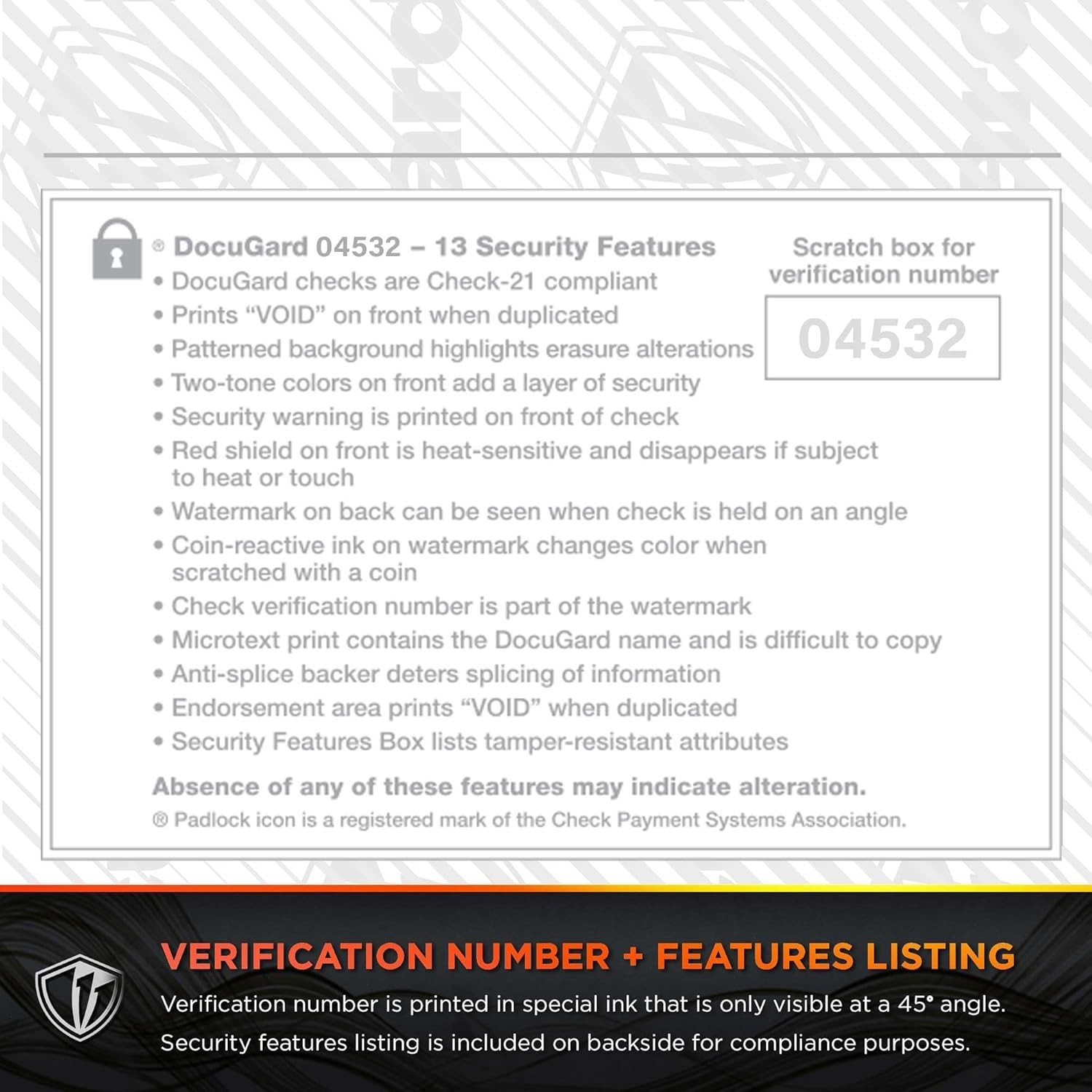 Ecologically Friendly 500 Blue/Red Business Checks – High Security Features