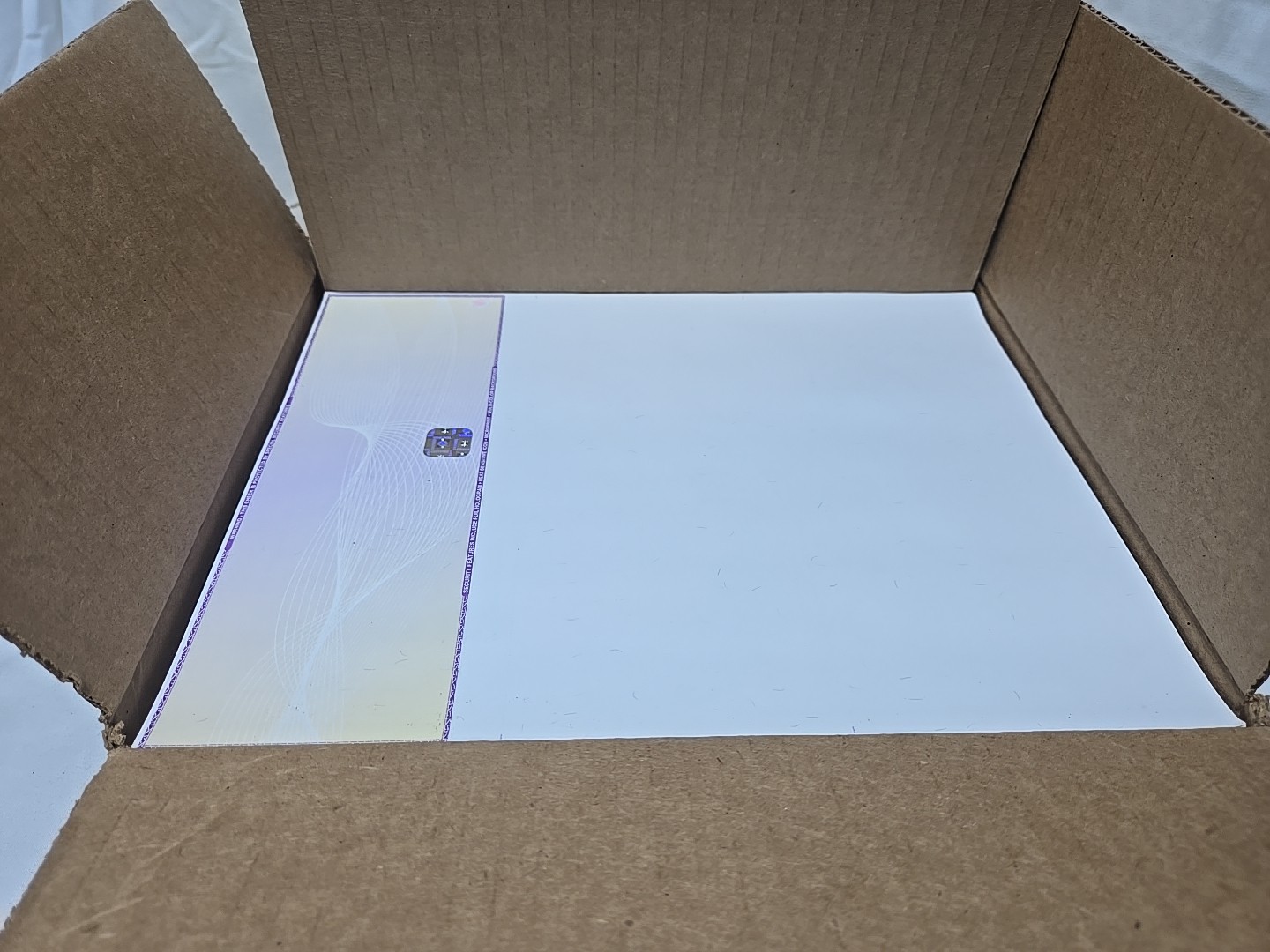 EZ Checks Blank Hologram High Security Business Checks | Check at Top…