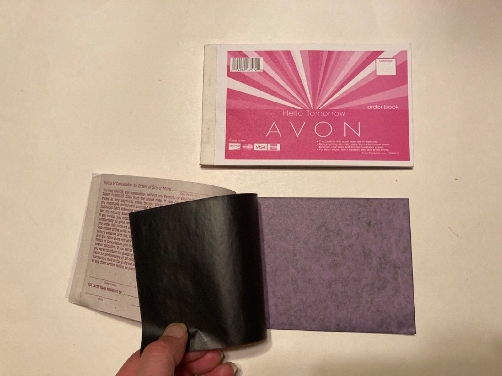 NEW AVON Order Book Receipt books – Lot of 10