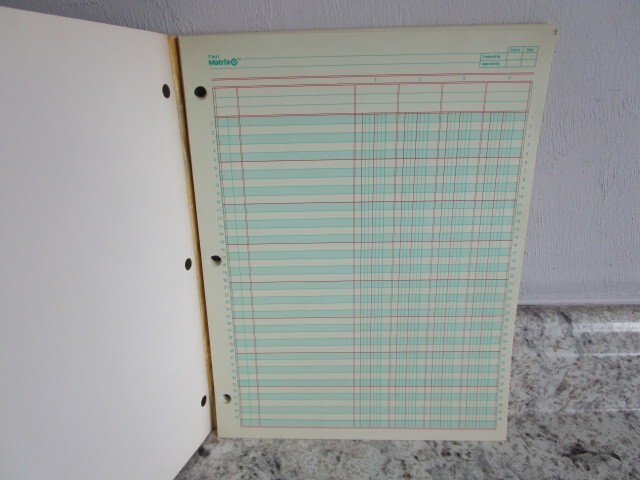 Mead 4 Columnar Accounting Pad 45 pp Model #58240