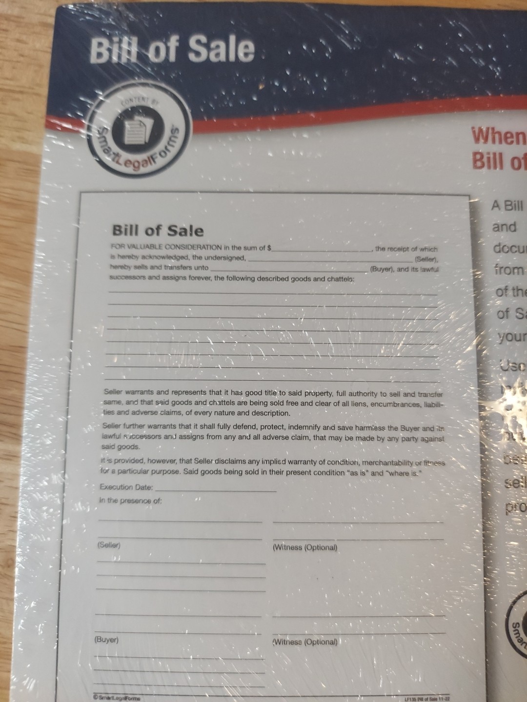 Bill of Sale, Adam’s Free Download Of This Form. See Pics