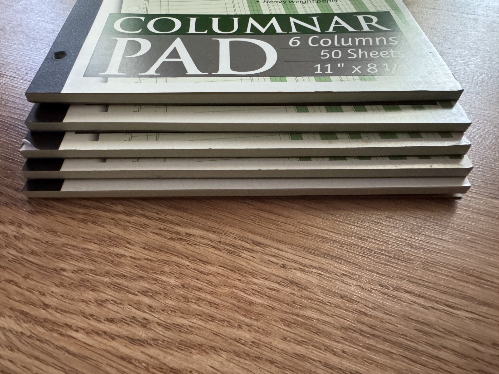 LOT 5 Norcom, Columnar Ledger Pad, 4 Columns, 8.5″ x 11″, Letter Size, 50 Sheets
