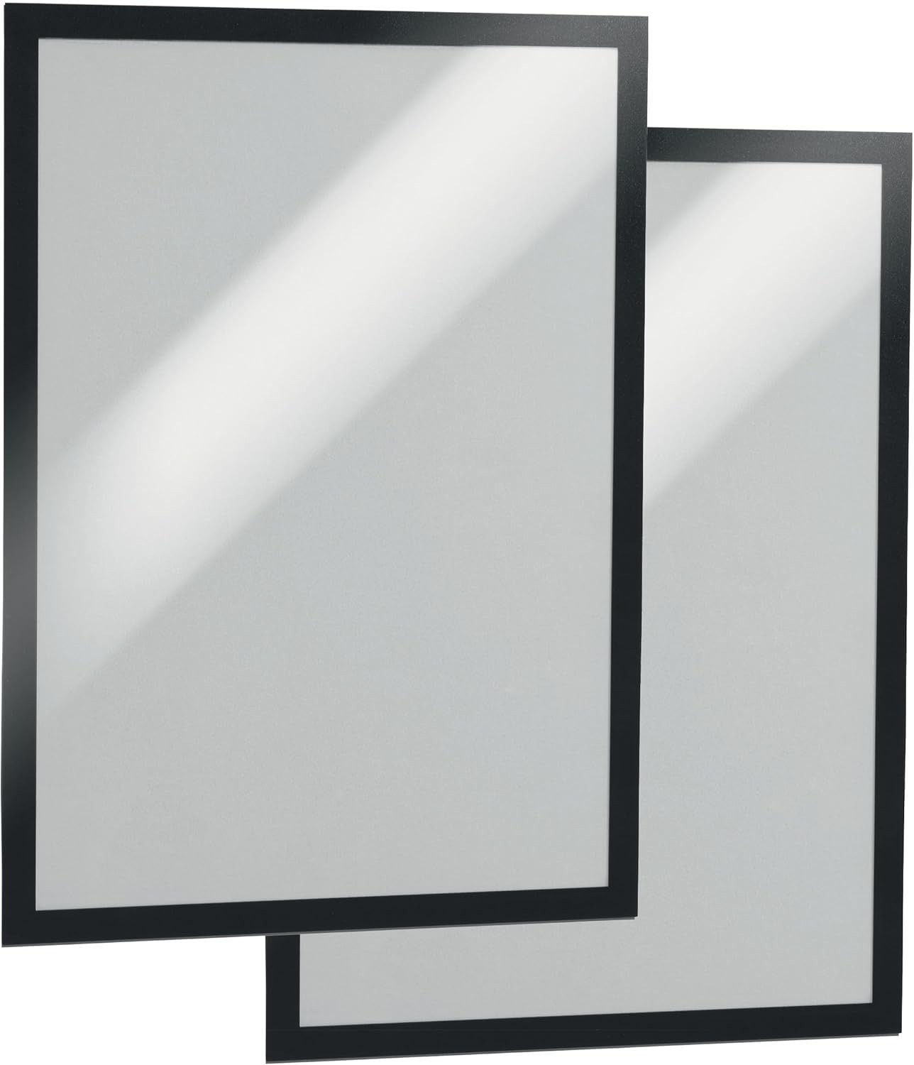 Durable DURAFRAME Sign Holder 11 x 17 Black Frame 2/Pack 476901