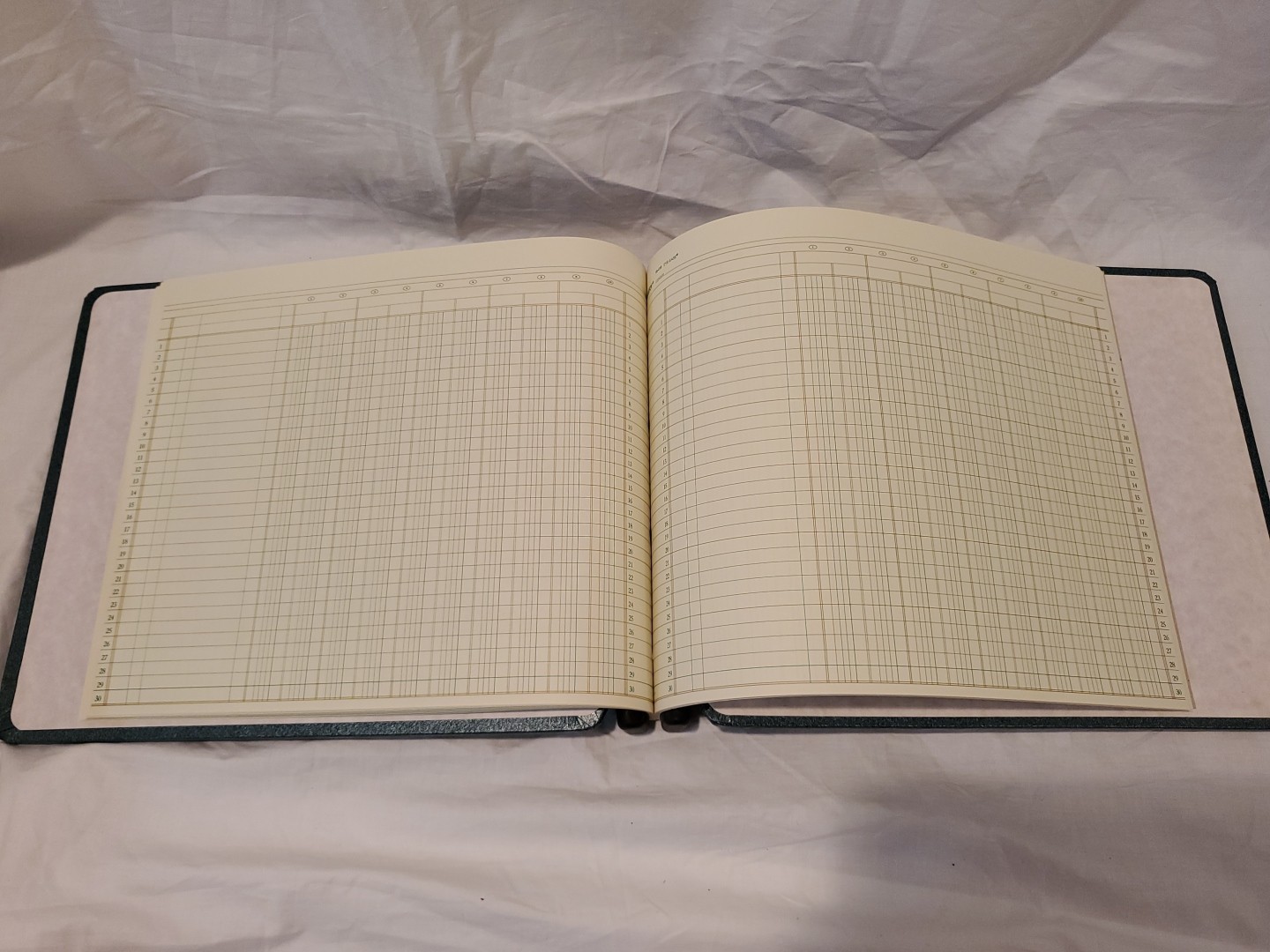 National Brand 2 Post Ledger Book Binder 94-049 Blue with Avery 18-410 Sheets