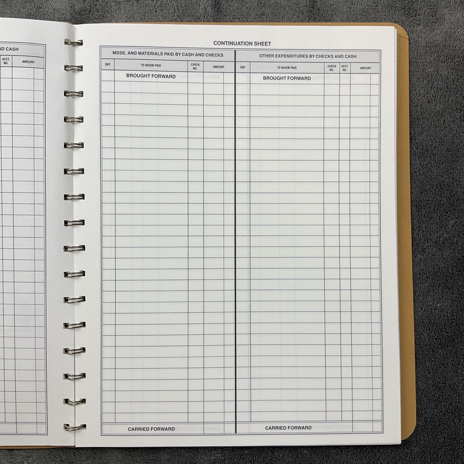 DOME Simplified Monthly Bookkeeping Record Spiral Bound #612 Nicholas Picchione