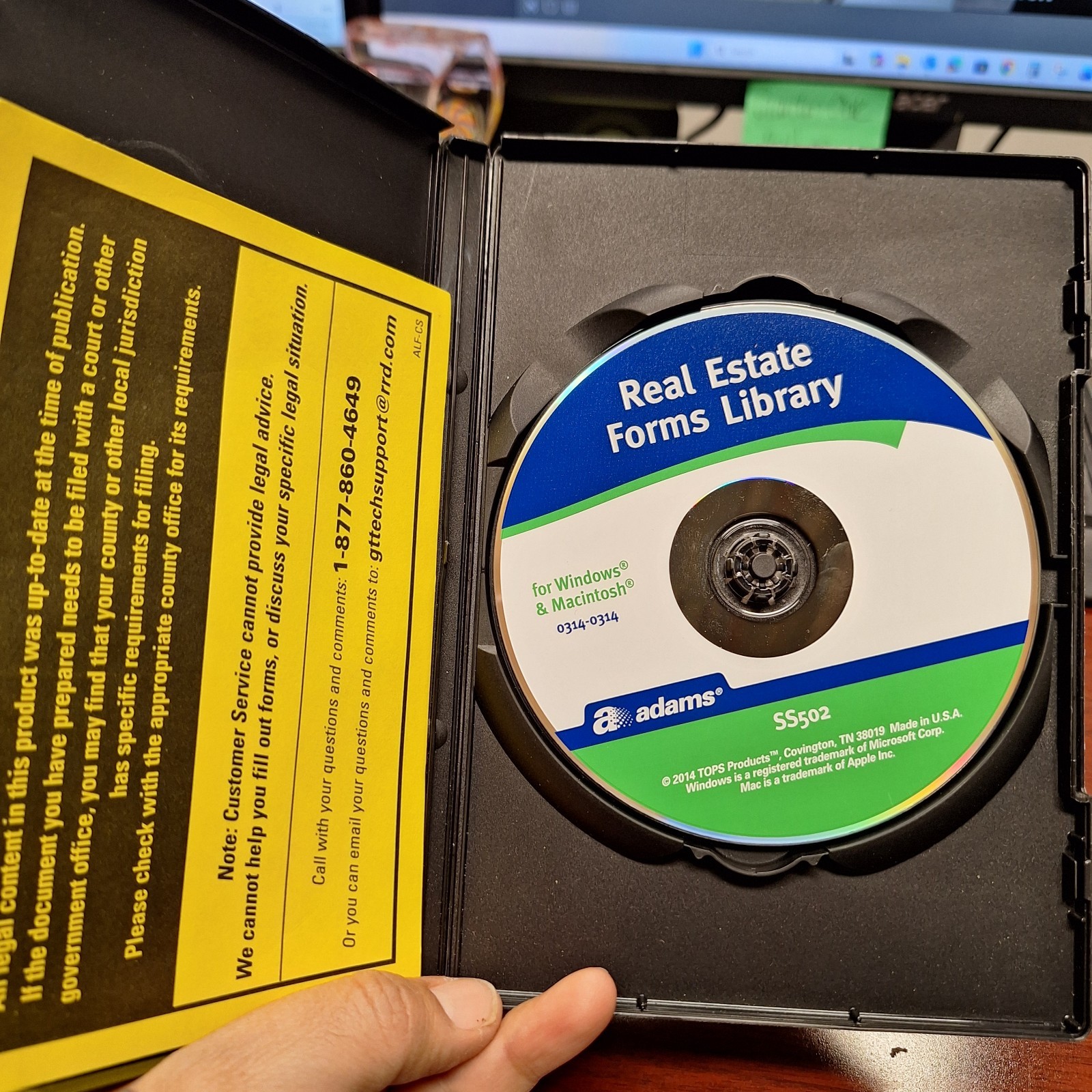 Adams Business Forms Software CD Lot Contractor Library Real Estate Forms Templa