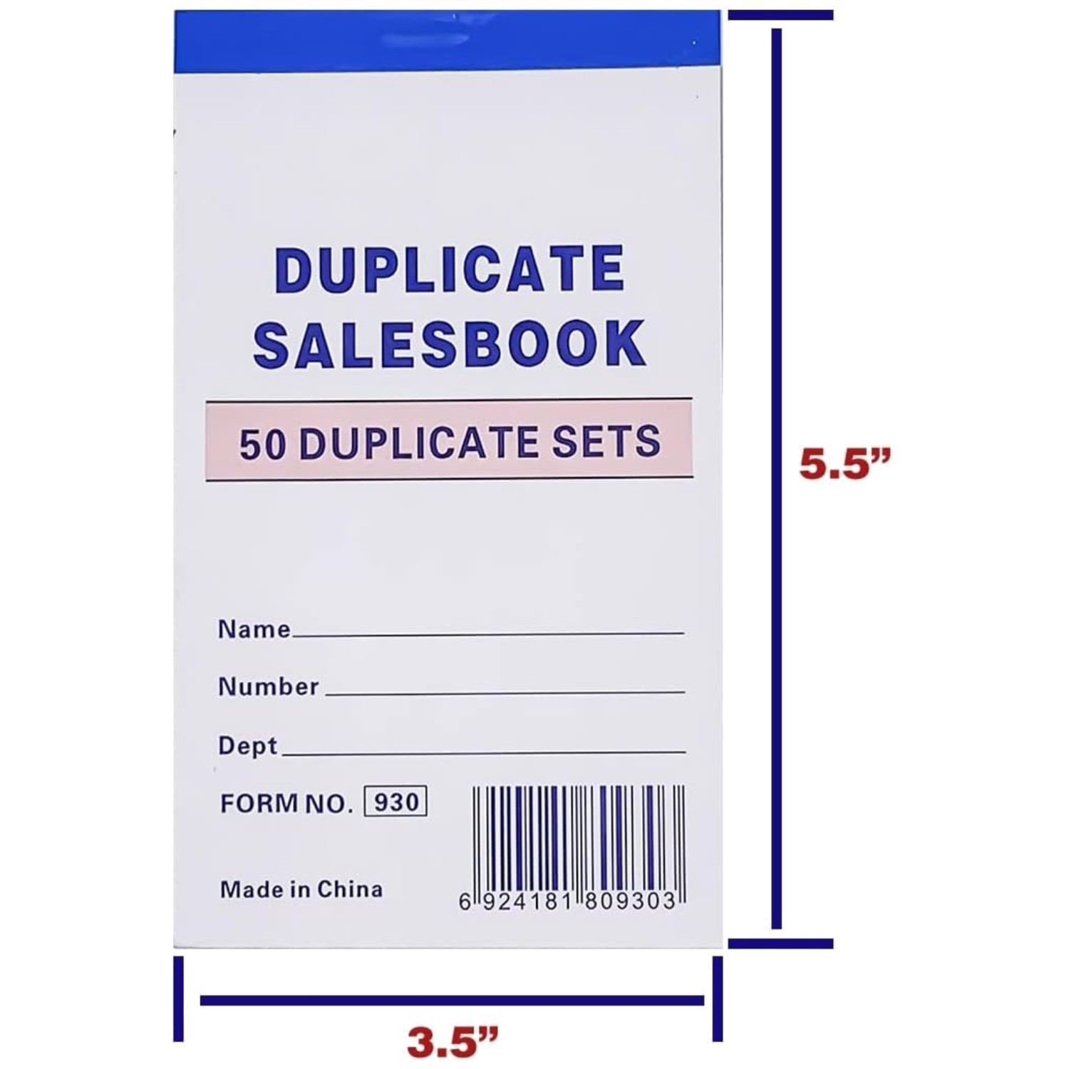 Sales Invoice Book Lot, 20 Sets, Duplicate Copy, 3.5″ X 5.5″