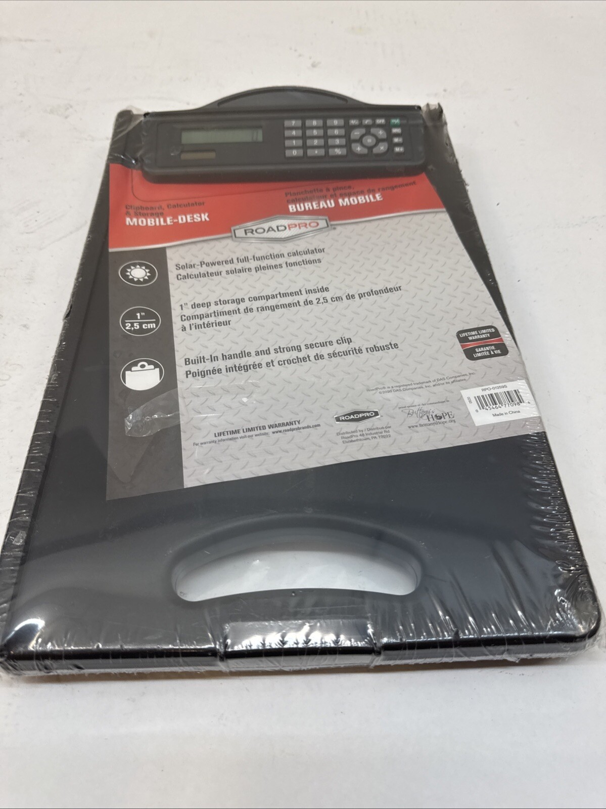 Roadpro RPO-01259S Clipboard Storage W/calculator (rpo01259s)