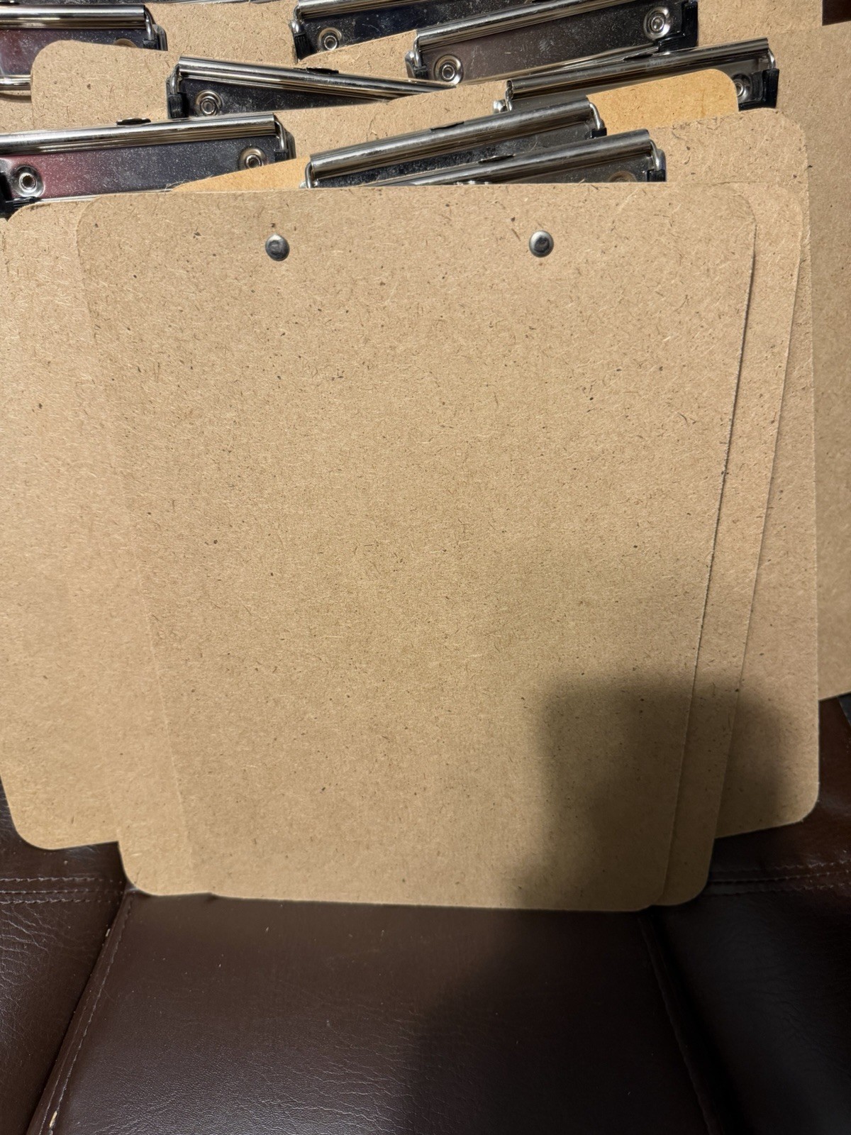Basic Clipboards Lot Of (14) 12 1/2” X 8 3/4” With Hanging Tab