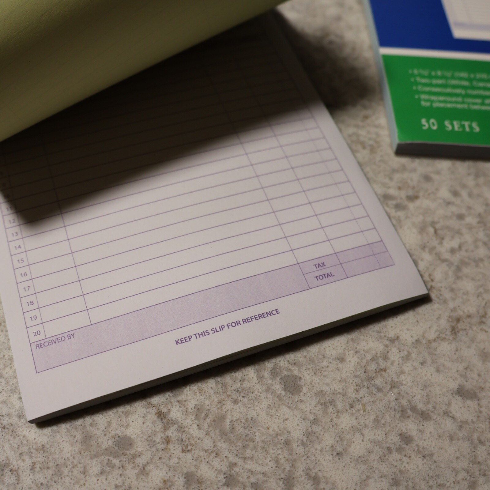 4 Invoice Sales Order Books Receipt Form Record 50 Sets Carbonless